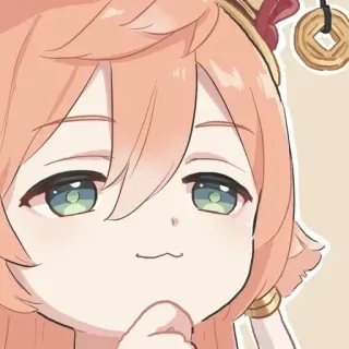 Xinzoruo genshin  @cureddepression whatsapp stickers