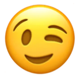 😉 winking face emoji whatsapp sticker