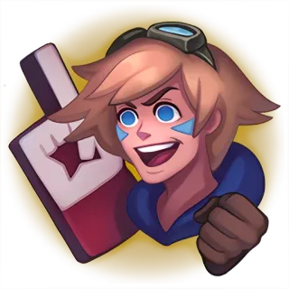 🎉 Ezreal League of Legends Ezreal, League of Legends, emote, sticker, video game telegram sticker