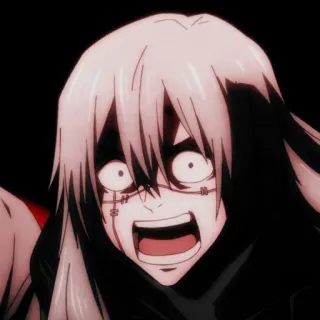 🫐 Mahito Jujutsu Kaisen anime, mahito, jujutsu kaisen, villain, cursed spirit, character whatsapp sticker