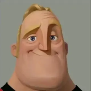 😊 Mr. Incredible The Incredibles Sr. Incrível, Os Incríveis, Disney, Pixar, Meme whatsapp sticker