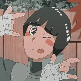 🌌 Rock Lee Naruto anime, character, rock lee, naruto, manga, cartoon telegram sticker