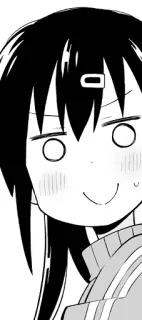 😝 anime, manga, face, expression, cartoon whatsapp sticker