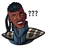 🤔 ??? question, confused, expression, cartoon, face, character telegram sticker