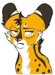 Cianiati the ScribbleServal telegram stickers