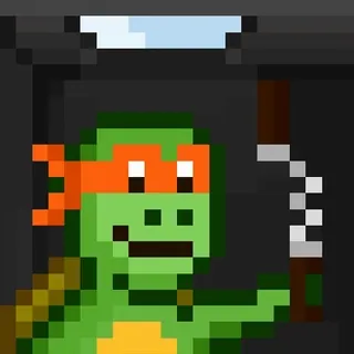 🐢 Michelangelo Teenage Mutant Ninja Turtles telegram sticker
