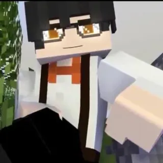 😏 Minecraft, Personaggio, Videogioco, Pixel art, Avatar telegram sticker