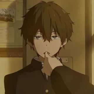 Oreki Houtarou @RAINBOWSTIKER :: @fStikBot telegram stickers