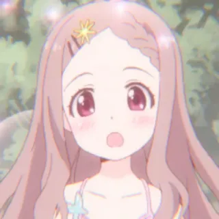⭐️ anime, girl, cute, character, illustration whatsapp sticker