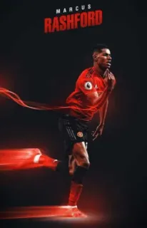 ⚡️ Marcus Rashford calcio, calciatore, giocatore, sport, atleta, Manchester United telegram sticker