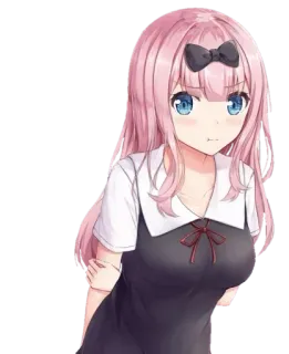 🙃 Chika Fujiwara Kaguya-sama: Love Is War Anime, Chica, Pelo rosa, Chika Fujiwara, Kaguya-sama: Love is War whatsapp sticker