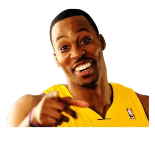 😂 Dwight Howard basket, nba, atleta, sport, dwight howard telegram sticker