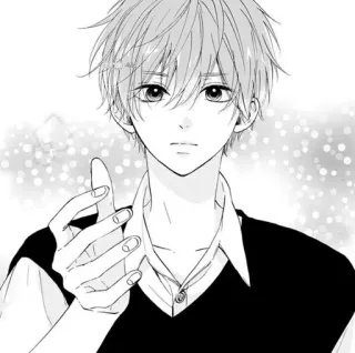 😍 anime, manga, boy, character, drawing, illustration telegram sticker