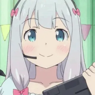 🖇 Izumi Sagiri Eromanga Sensei Anime, Gadis, Imut, Sagiri, Eromanga Sensei, Manga telegram sticker