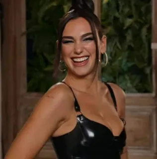 😁 Dua Lipa певица, поп, женщина, знаменитость, модель telegram sticker