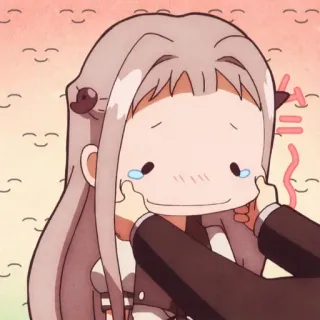 🍭 anime, desenho animado, chorando, triste, rosto telegram sticker