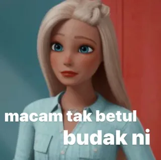 🤮 macam tak betul
budak ni lalka, mem, śmieszne, wyrażenie, kreskówka telegram sticker