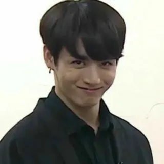 🥊 man, smirk, portrait, kpop, person, black hair telegram sticker