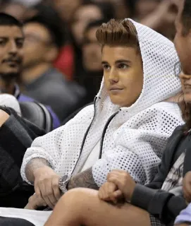 😐 Justin Bieber celebrità, cantante, uomo, felpa con cappuccio, persona telegram sticker