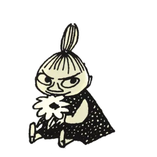 😋 Little My Moomins Moomin, Dibujos animados, Personaje, Pequeña My telegram sticker