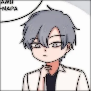 🎸 KAMU -NAPA 애니메이션, 만화, 생각, 인도네시아어 telegram sticker