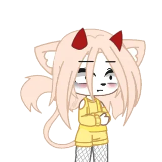 😊 Anime, Desenho animado, Personagem, Gacha telegram sticker