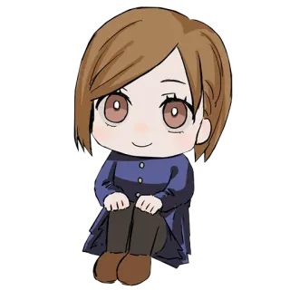 🙂 Nobara Kugisaki Jujutsu Kaisen Anime, Personnage, Mignon, Nobara Kugisaki, Jujutsu Kaisen telegram sticker