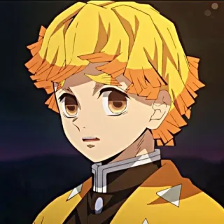 🌟 Zenitsu Agatsuma Demon Slayer anime, demon slayer, zenitsu, agatsuma, cartoon, manga telegram sticker