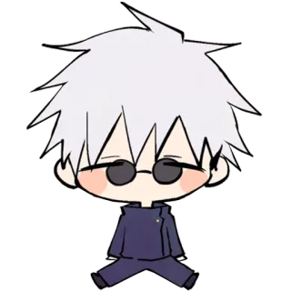 😴 Gojo Satoru Jujutsu Kaisen Anime, Manga, Chibi, Gojo Satoru, Jujutsu Kaisen telegram sticker