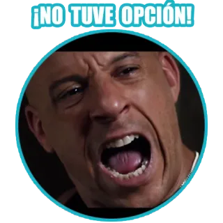 😰 ¡NO TUVE OPCIÓN! ภาพยนตร์, กรีดร้อง, สีหน้า, ไม่มีทางเลือก, ความหงุดหงิด telegram sticker