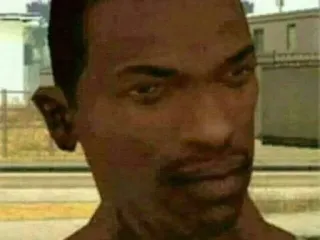 😠 CJ Grand Theft Auto: San Andreas CJ, 侠盗猎车手, 圣安地列斯, 电子游戏, 角色, 梗 whatsapp sticker