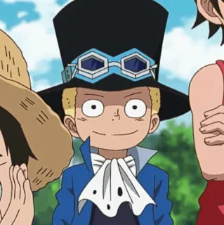 🔥 Sabo One Piece Anime, Personagem, Chapéu, One Piece, Sabo telegram sticker