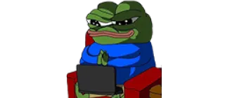 😈 Pepe the Frog rana, Pepe, meme, computer telegram sticker