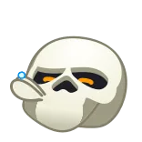 😴 ZZZ sonno, teschio, cartone animato, zzz, stanco telegram sticker
