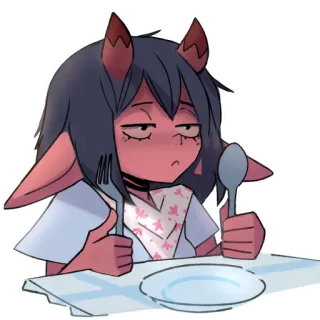 🍽 Michiru Kagemori BNA: Brand New Animal telegram sticker