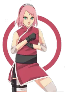 🖐 Sakura Naruto anime, sakura haruno, naruto, ninja, medical ninja, haruno sakura whatsapp sticker