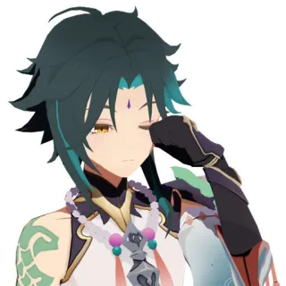 💤 Xiao Genshin Impact xiao, genshin impact, anime, videogame, personagem, fanart telegram sticker