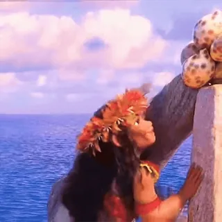 🪔 Moana disney, film, océan, dessin animé, animé, île, aventure, film telegram sticker