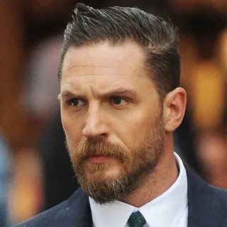 🔥 Tom Hardy acteur, homme, portrait, sérieux, homme telegram sticker