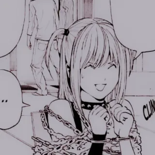 🩺 Misa Amane Death Note ... Misa Amane, Death Note, Anime, Catene, Manga telegram sticker
