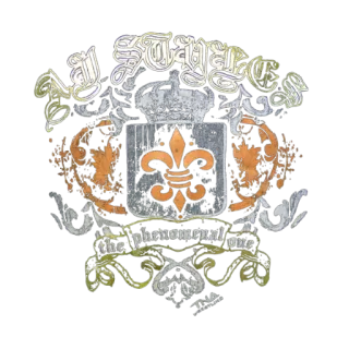 👊 I STAY AC the phenomenal one flor de lis, corona, escudo de armas, ornamentado telegram sticker