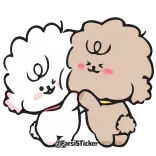 😍 @ivorycoco chien, chiot, mignon, kawaii whatsapp sticker