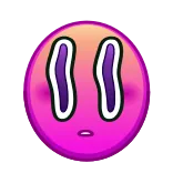 🤤 Cartoon, Animation, Pink, Gesicht, Figur, Süß telegram sticker