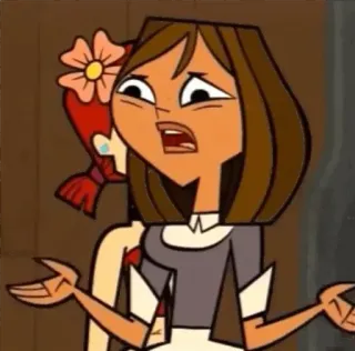 😫 Courtney Total Drama Мультфильм, Анимация, Total Drama, Кортни, Персонаж telegram sticker