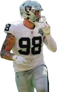 🤫 calcio, nfl, giocatore, sport, raiders telegram sticker
