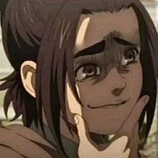 😈 Anime, Charakter, Denken, Manga, Gesichtsausdruck, Neugierig, Nachdenklich telegram sticker