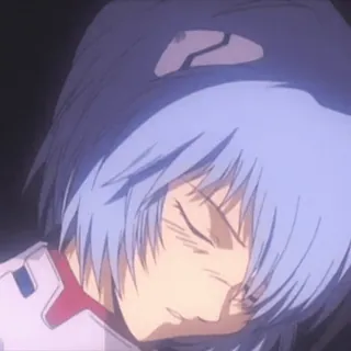🌸 Rei Ayanami Neon Genesis Evangelion Anime, Triste, Rei Ayanami, Evangelion, Manga telegram sticker