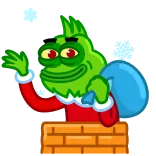 Pepe Grinch telegram stickers