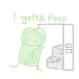 😭 Upvote! Upvote, Verde, Banheiro, Humor, Engraçado telegram sticker
