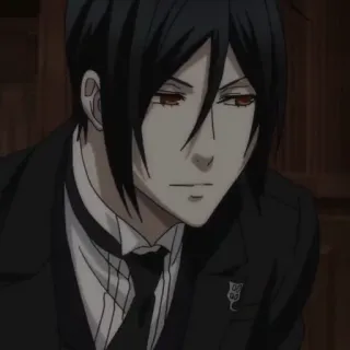 😒 Sebastian Michaelis Black Butler Anime, Black Butler, Sebastian Michaelis, Maggiordomo, Demone telegram sticker